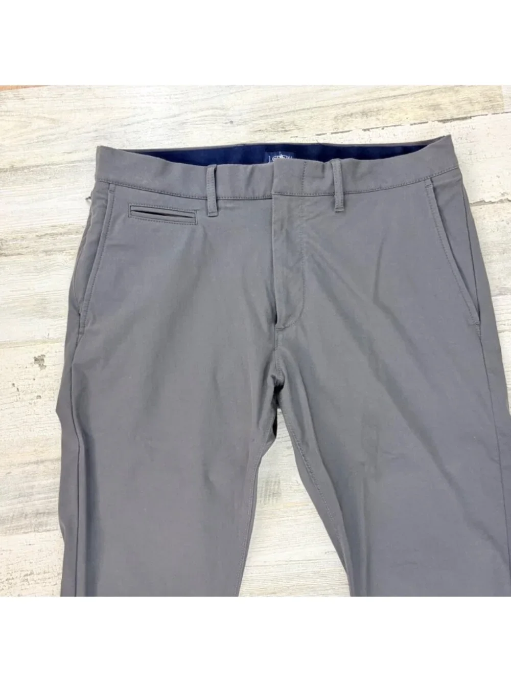 J Crew 484 Slim Fit Tech Chino Pant Mens 31x30 Dark Gray